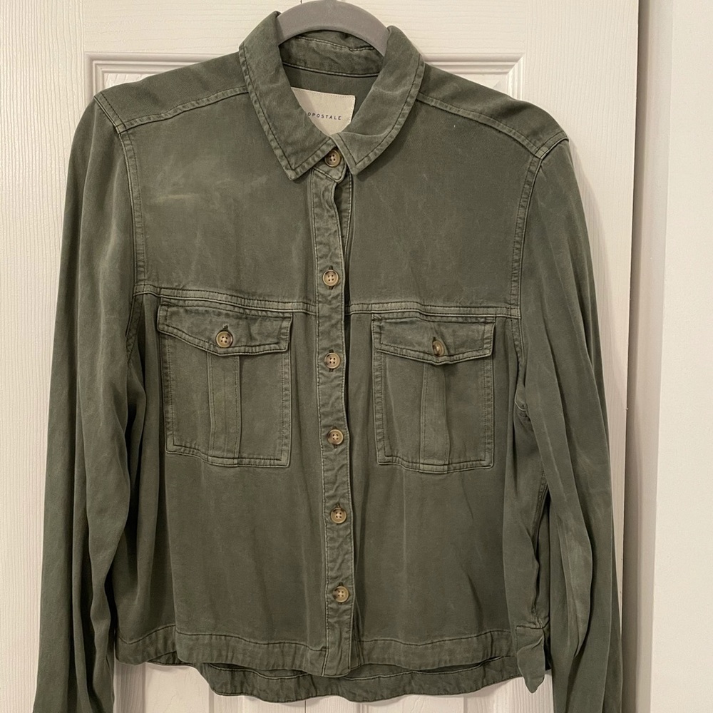 Cute dark green blouse